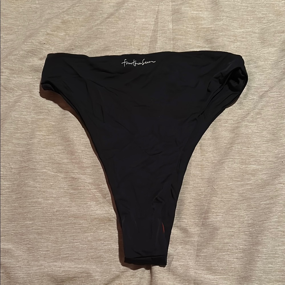 Black High-Waisted “437” Bikini Bottom